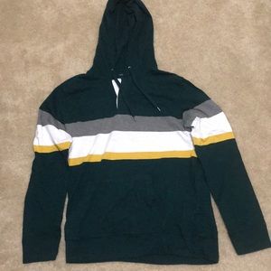Green hoodie